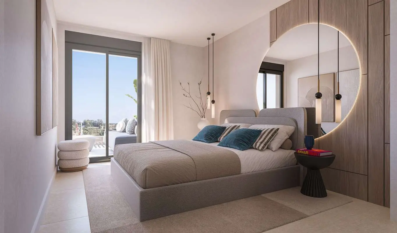 Apartament z ogrodem w Esteponie