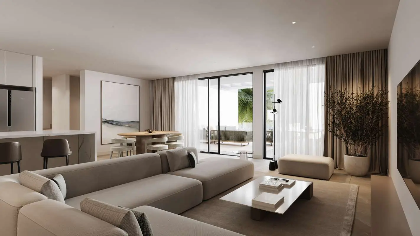Penthouse z widokiem na morze w Esteponie