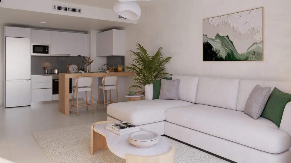 Apartamenty z widokiem na morze w Benalmádena — zdjęcie