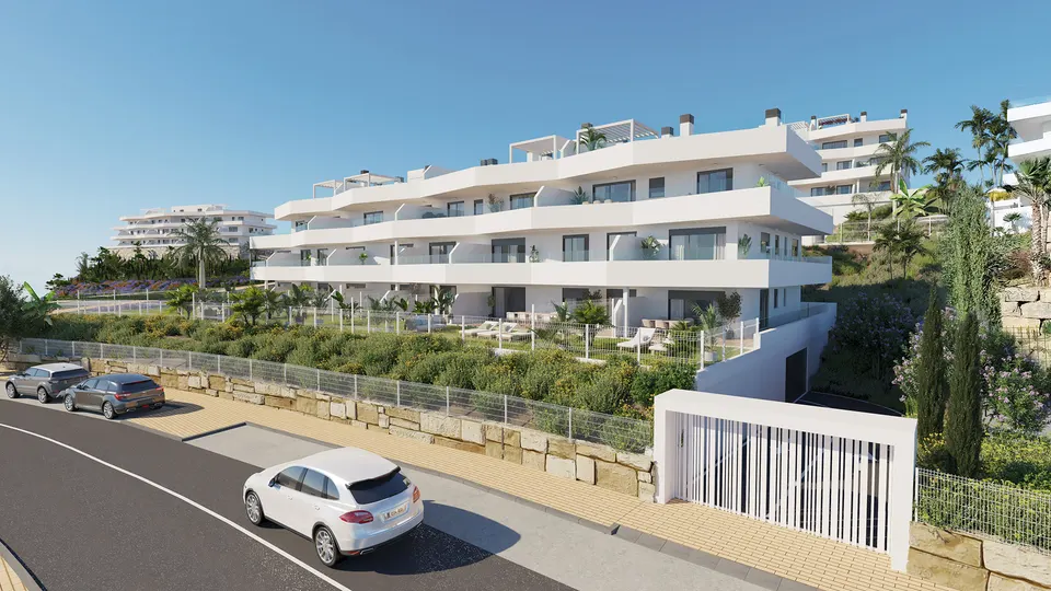 Apartamenty z widokiem na morze w Esteponie — zdjęcie