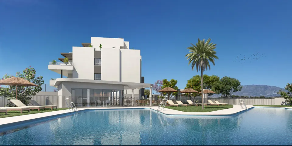 Apartamenty z widokiem na Mijas Costa — zdjęcie