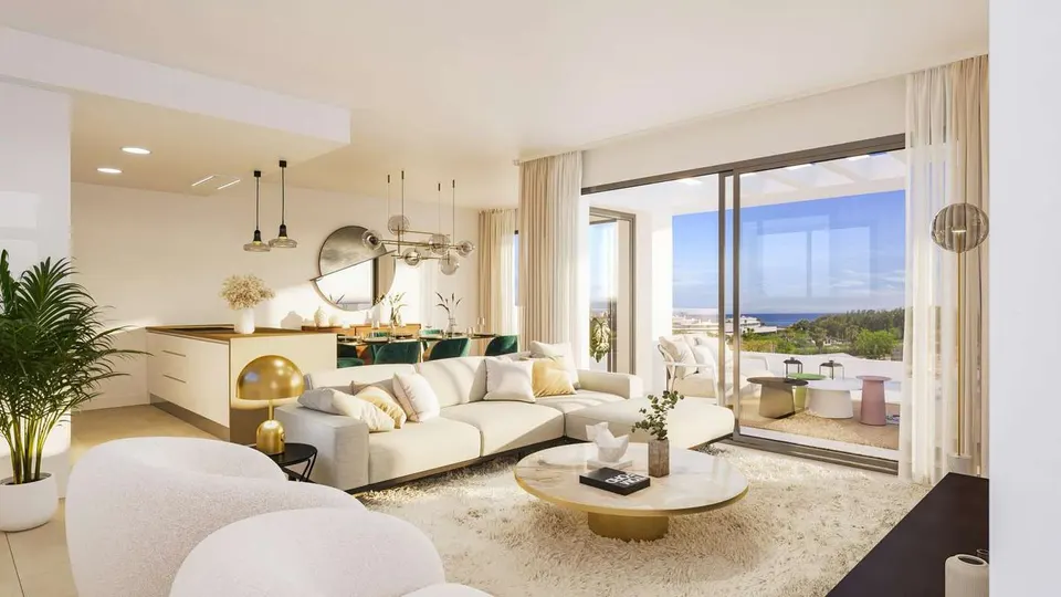Penthouse z widokiem na morze w Esteponie — zdjęcie