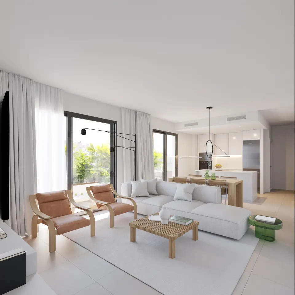 Apartamenty z tarasami w Mijas — zdjęcie