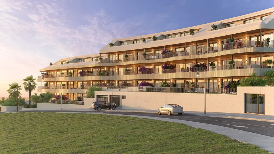 Apartamenty z widokiem na morze w Benalmádena Pueblo — zdjęcie