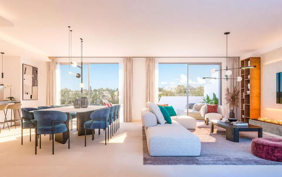 Penthouse przy polu golfowym w Marbelli — zdjęcie