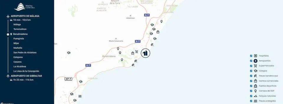 Apartament z widokiem na morze w Benalmádena — zdjęcie