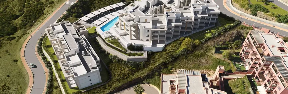 Apartamenty z basenem w Mijas Costa — zdjęcie