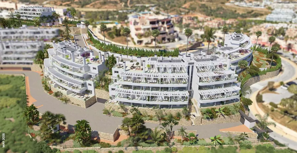 Apartamenty z widokiem na morze w Mijas Costa — zdjęcie