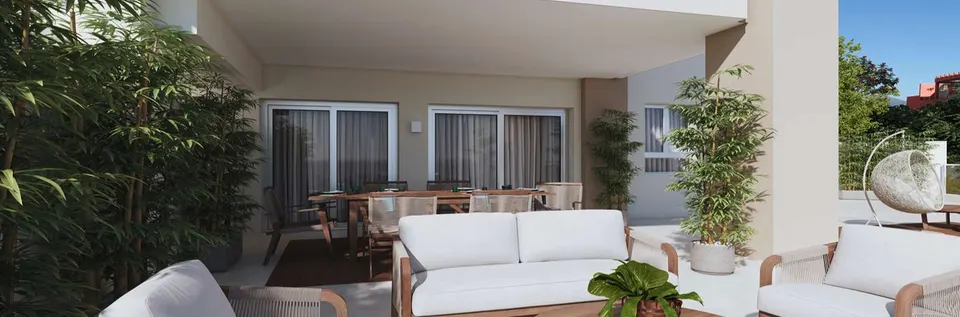 Apartamenty z basenem w Mijas Costa — zdjęcie