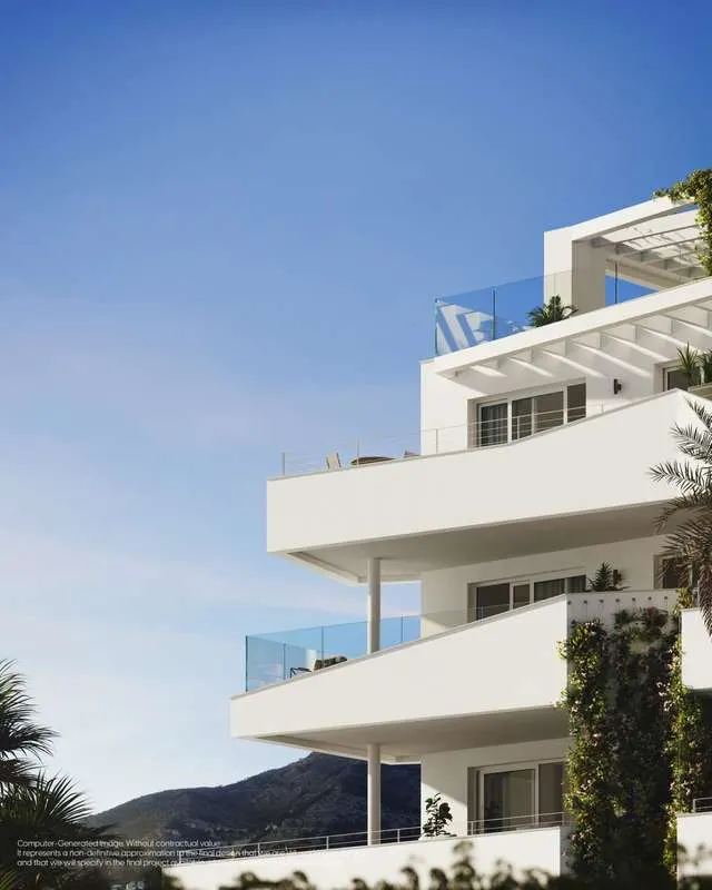 Apartament z integracją z krajobrazem w Mijas — zdjęcie