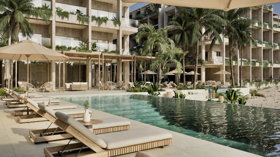 Ekskluzywne apartamenty eco-chic nad jeziorem — zdjęcie