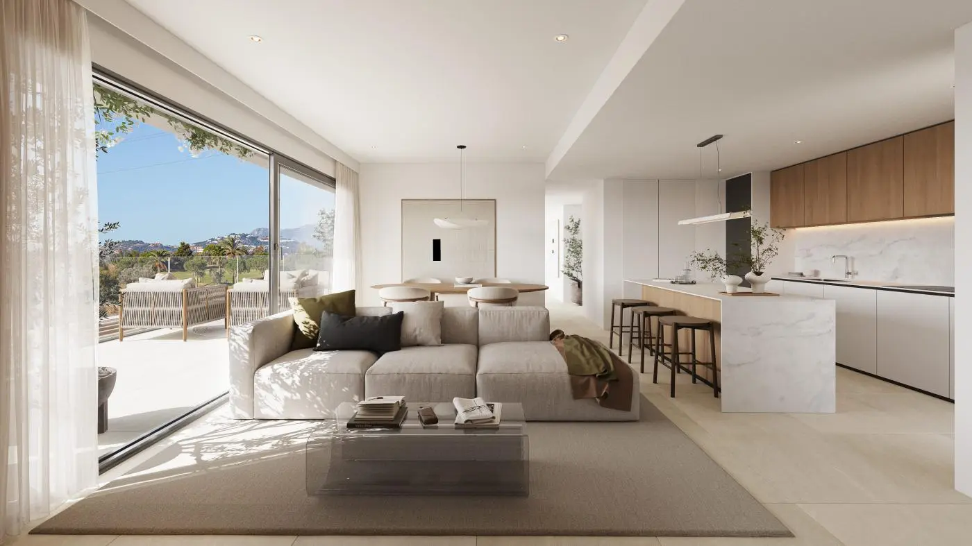 Apartamenty blisko pól golfowych w Mijas Costa