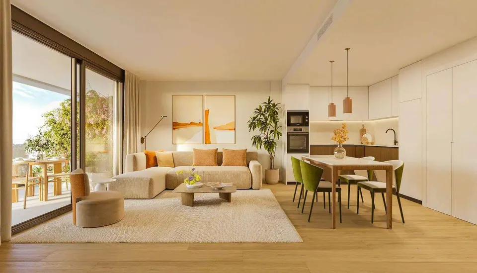 Apartament z prywatnym ogrodem w Mijas — zdjęcie