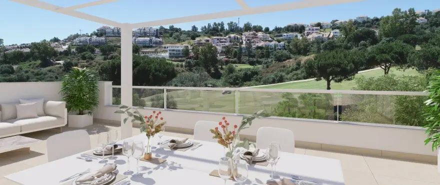 Apartamenty z widokiem na morze w Mijas Costa