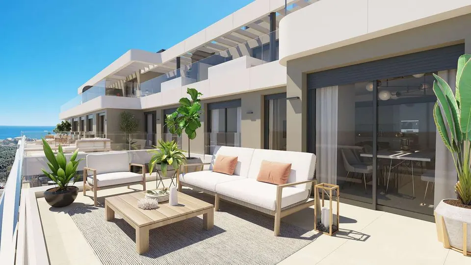 Apartament z widokiem na morze w Mijas — zdjęcie