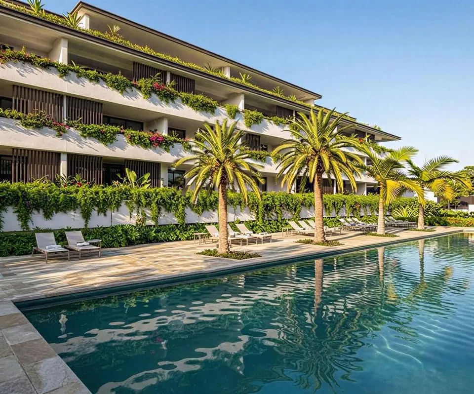 Apartamenty z widokiem na morze w Mijas Costa — zdjęcie