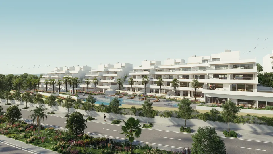 Apartamenty z tarasem w Esteponie — zdjęcie
