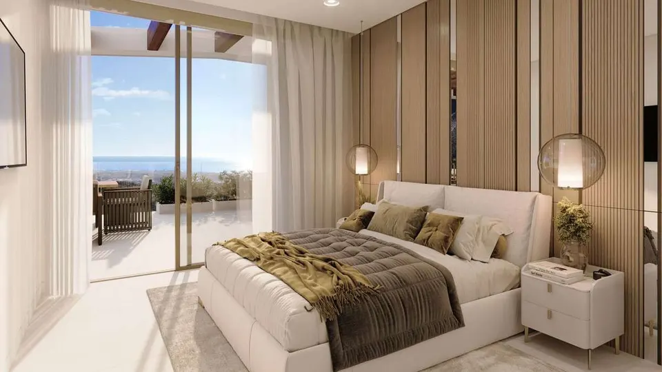 Penthouse z widokiem na morze w Benahavís — zdjęcie