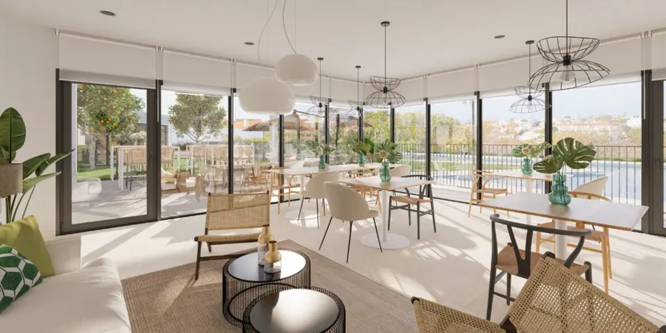 Apartamenty z widokiem na Mijas Costa — zdjęcie