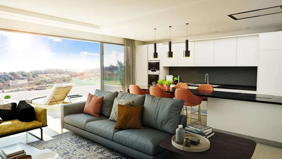 Penthouse z prywatnym basenem w Esteponie — zdjęcie