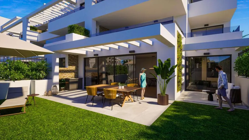 Penthouse z prywatnym basenem w Esteponie — zdjęcie