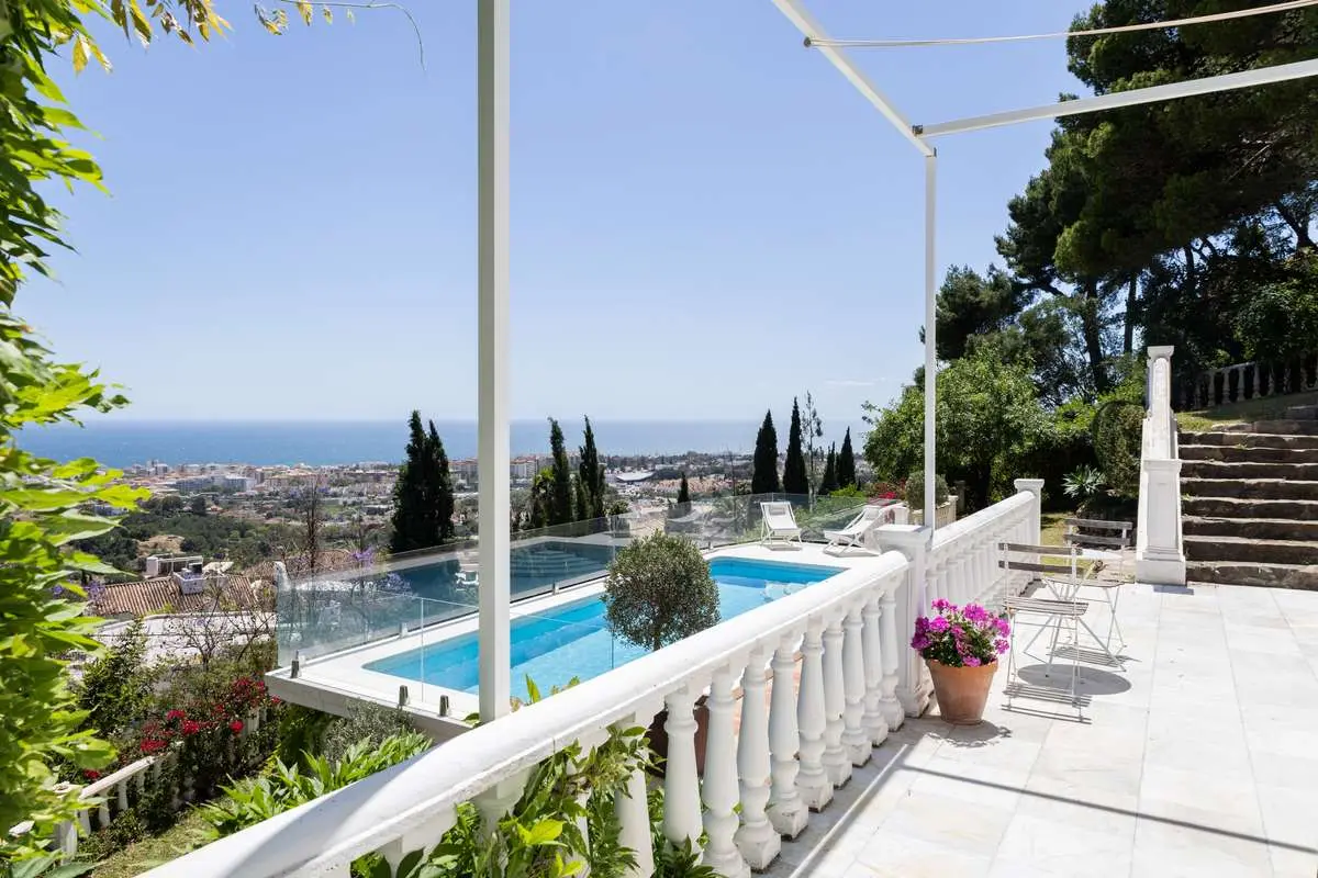 Dom szeregowy z widokiem na morze w Marbelli — Dom szeregowy, Marbella