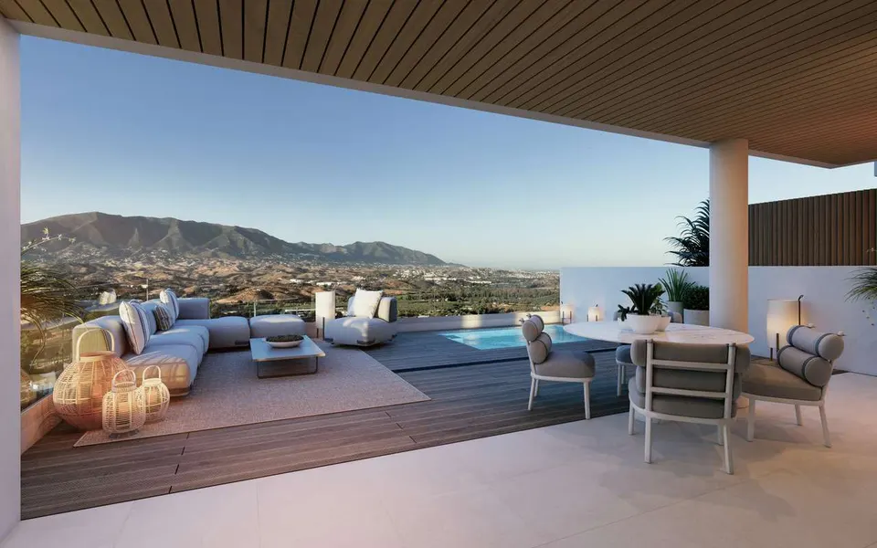 Apartament z widokiem na morze w Mijas — zdjęcie