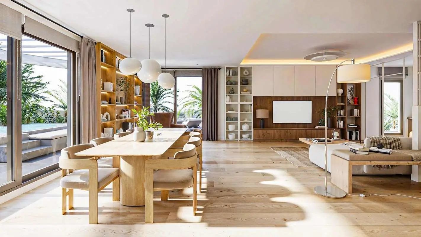 Apartament z ogrodem w Mijas