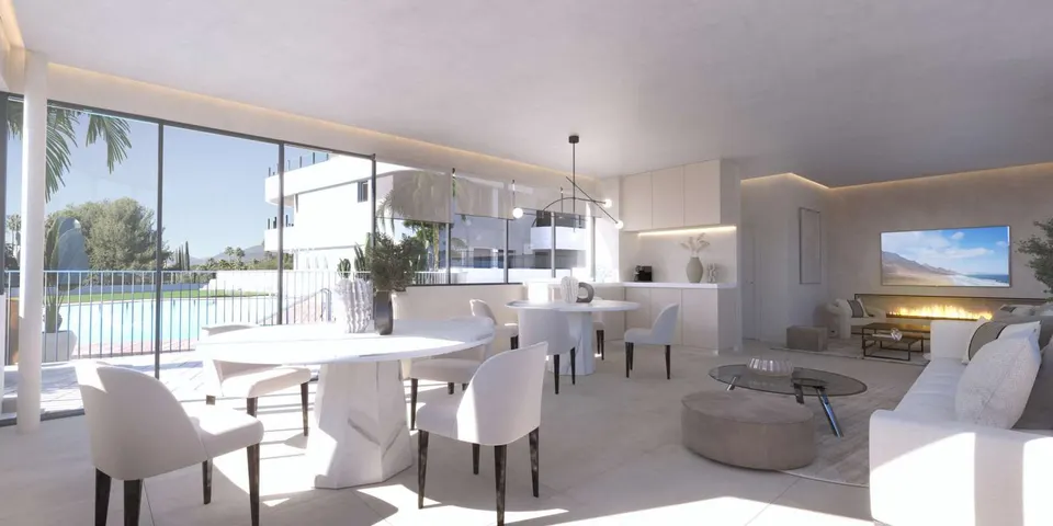 Apartament z prywatnym basenem w Marbelli — zdjęcie