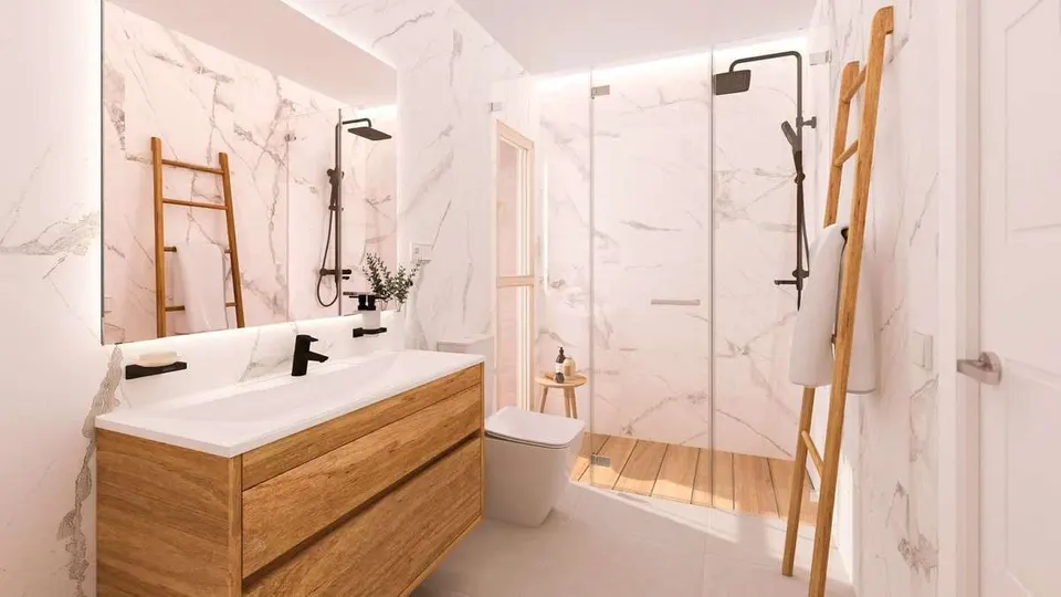 Apartament z widokiem na morze w Esteponie — zdjęcie