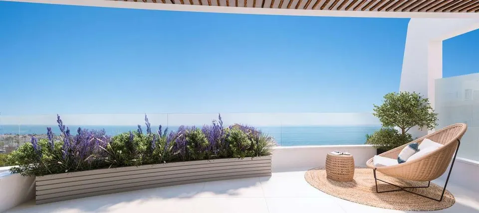 Apartament z widokiem na morze w Benalmádena — zdjęcie