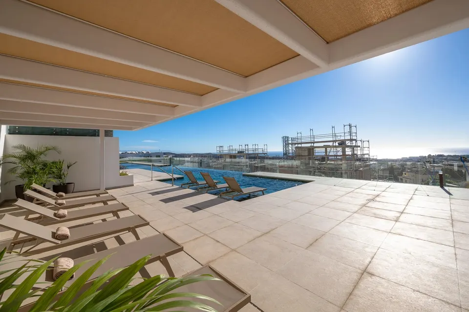 Apartamenty z widokiem na morze w Mijas Costa — zdjęcie