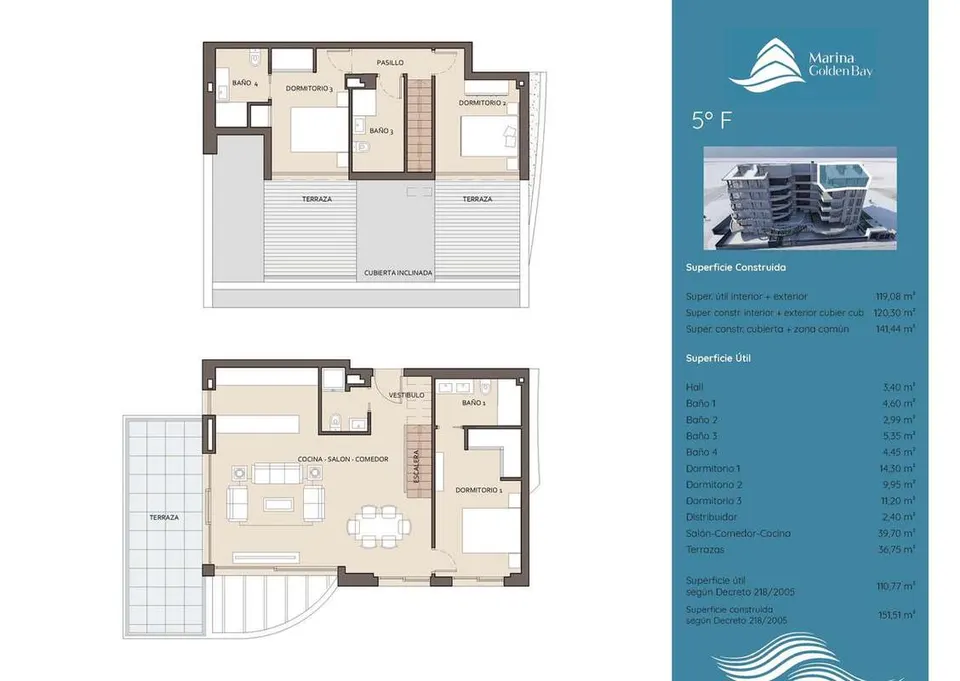 Apartament z widokiem na morze w Benalmádena — zdjęcie