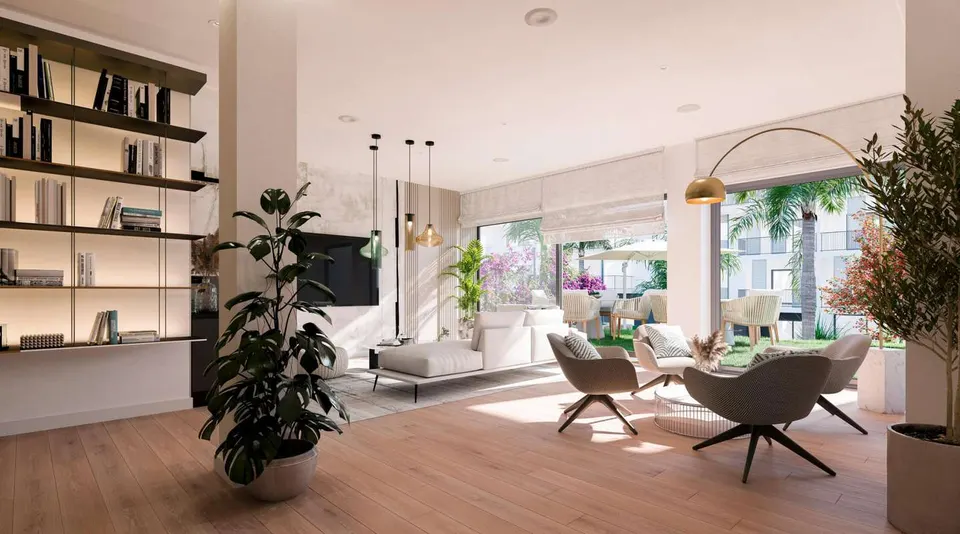 Penthouse z basenem w Esteponie — zdjęcie