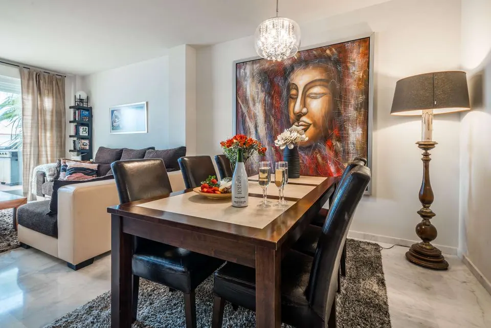 Penthouse z widokiem na wybrzeże w Benalmádena — zdjęcie