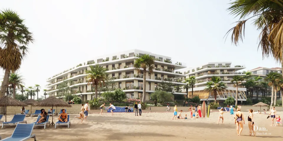 Apartamenty przy plaży w Manilvie — zdjęcie