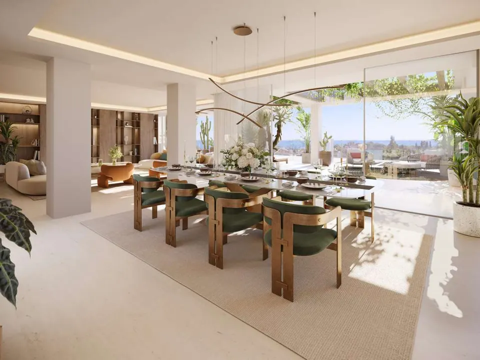 Penthouse z prywatnym basenem w Marbelli — zdjęcie