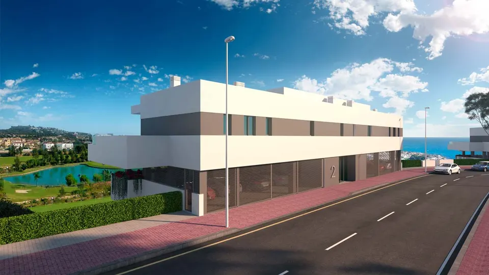 Apartamenty z widokiem na morze w Mijas Costa — zdjęcie
