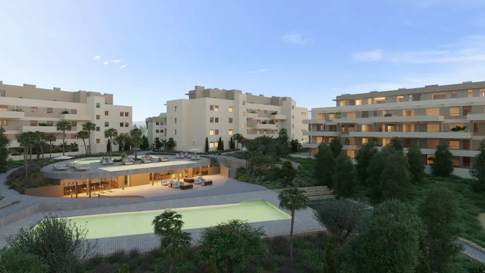 Apartamenty w otoczeniu zieleni w Mijas — zdjęcie