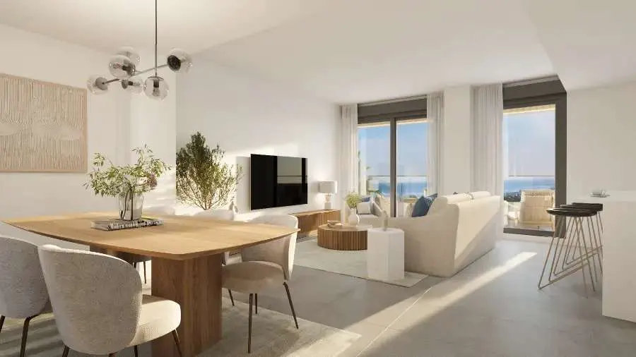Apartamenty z widokiem na morze w Esteponie — zdjęcie