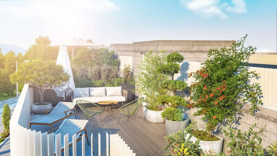 Apartamenty z widokiem na morze i góry w Esteponie — zdjęcie