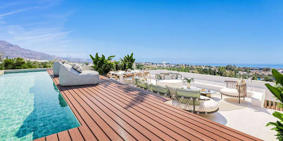 Penthouse z tarasem w Benahavís — zdjęcie