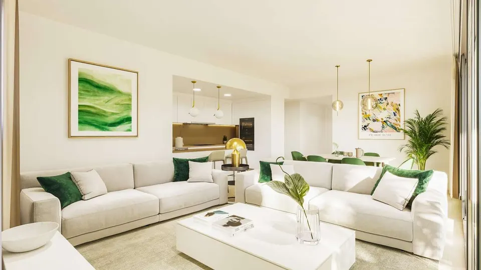 Penthouse z widokiem na morze w Esteponie — zdjęcie