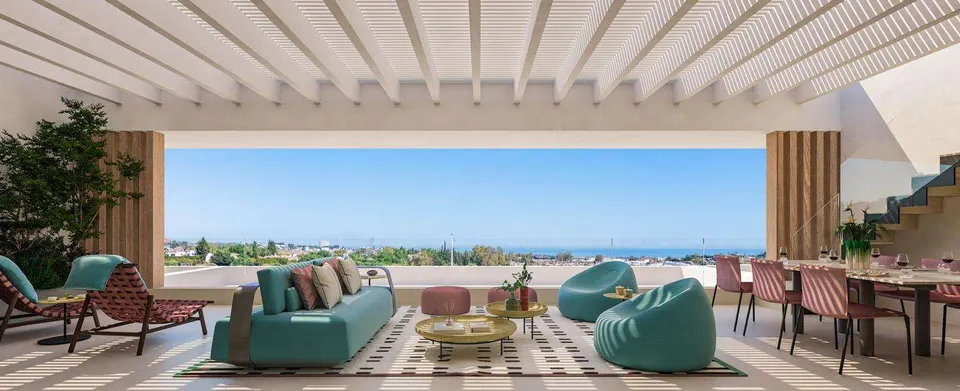 Penthouse z tarasem w Benahavís — zdjęcie