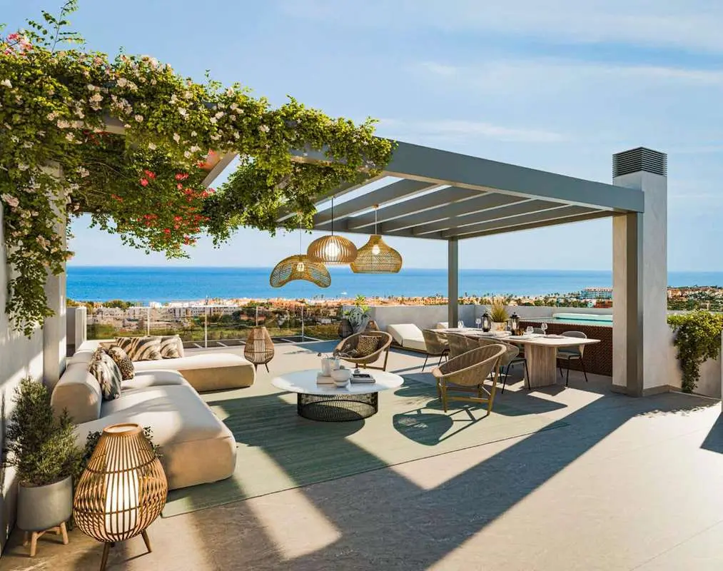 Penthouse z widokiem na morze w Casares