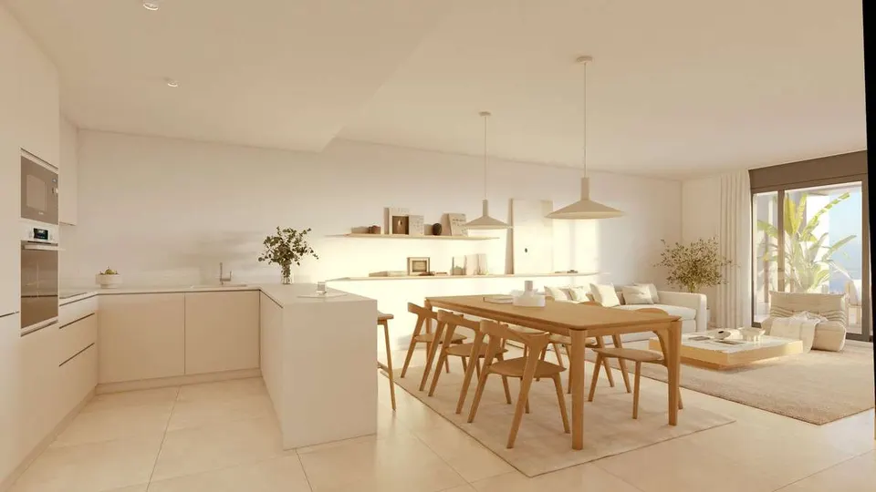 Apartament z widokiem na morze w Esteponie — zdjęcie