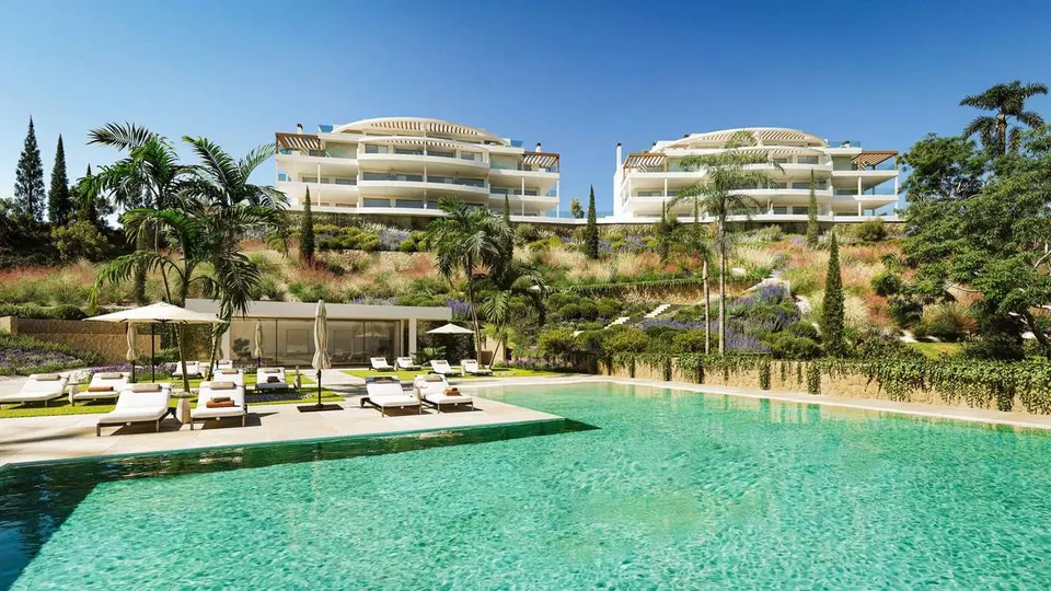 Penthouse z widokiem na morze w Mijas — zdjęcie