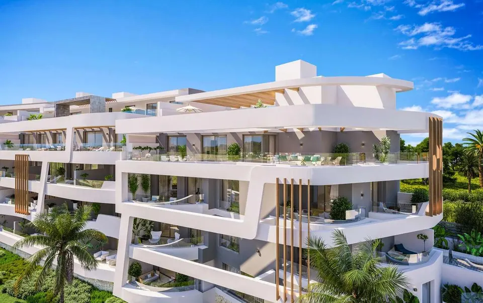 Penthouse przy polu golfowym w Marbelli — zdjęcie