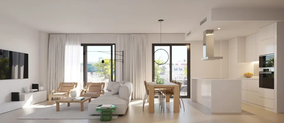 Apartamenty z tarasami w Mijas — zdjęcie