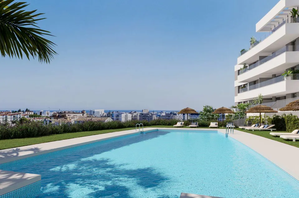 Apartamenty z basenem w Esteponie — zdjęcie